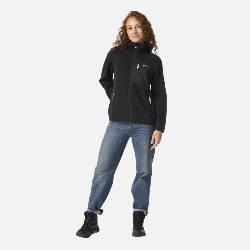POLAR MUJER LEÑERA NEGRO HAKA HONU I26 - 6