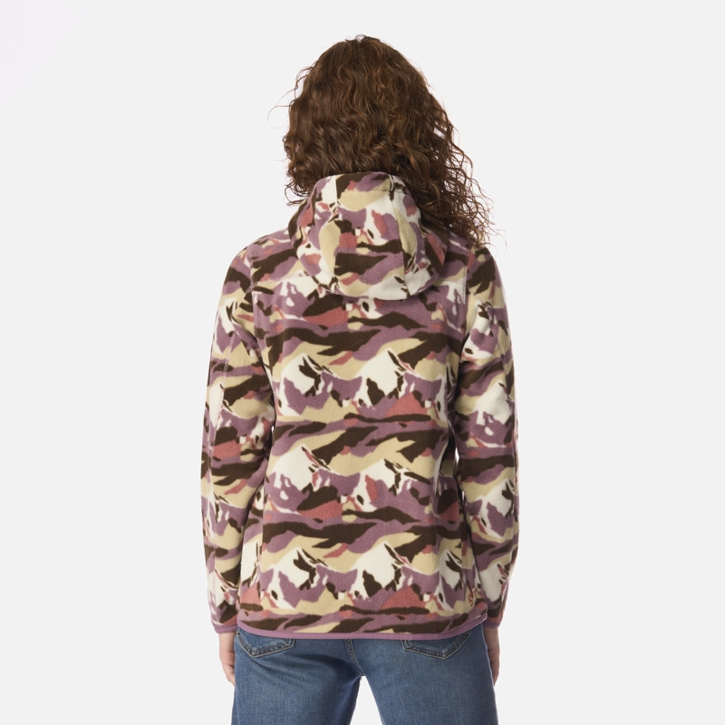POLAR MUJER LEÑERA PRINT LILA HAKA HONU - 3