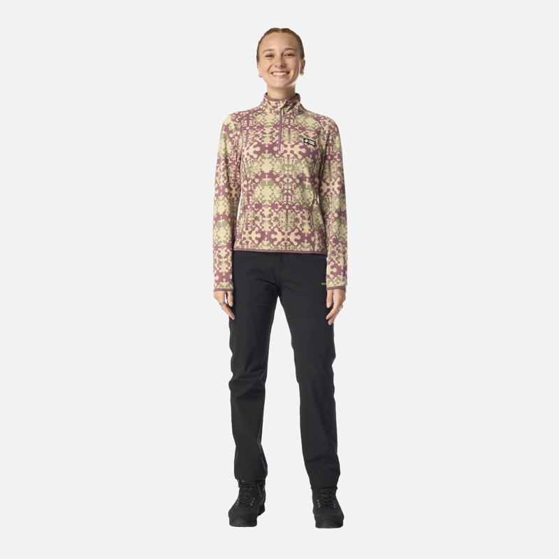 POLERON MUJER TAINA PRINT LILA HAKA HONU - 5