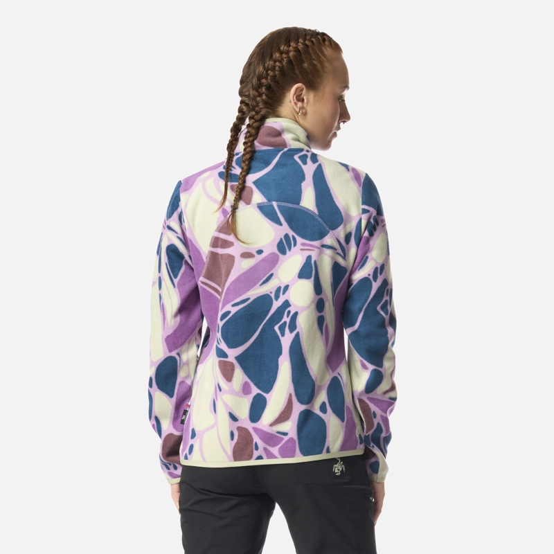 POLAR MUJER TOKERAU PRINT LILA HAKA HONU I26 - 3
