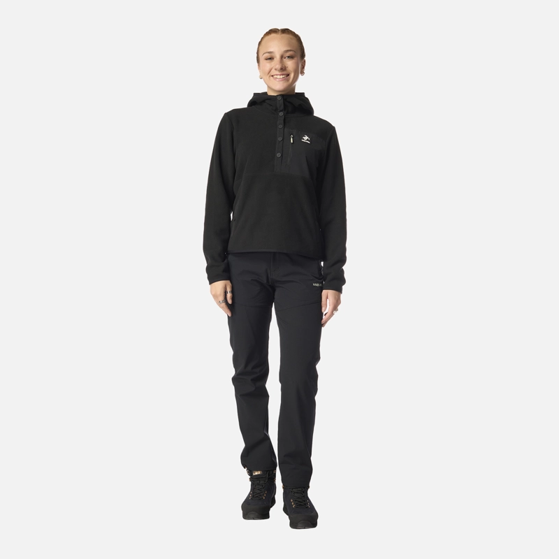 POLAR MUJER TOKERAU HOODY NEGRO HAKA HONU I26 - 7