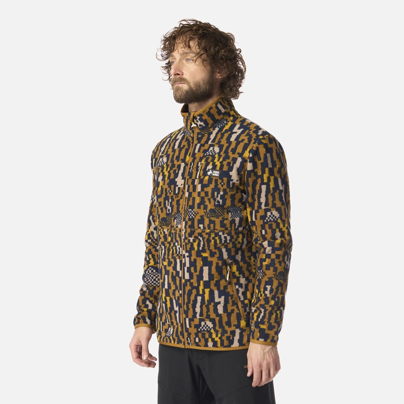POLAR HOMBRE TOKERAU PRO PRINT MOSTAZA HAKA HONU - 2