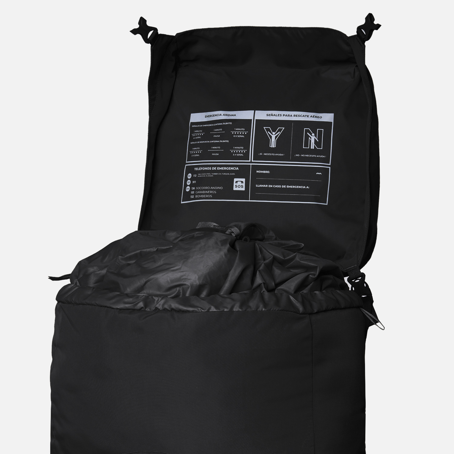 MOCHILA AEROTREK BACKPACK 60L NEGRO LIPPI - 8