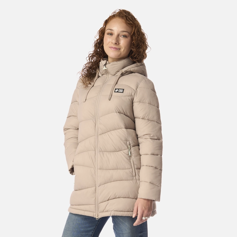 CHAQUETA MUJER PALA NEGRA TAUPE HAKA HONU I26 - 2