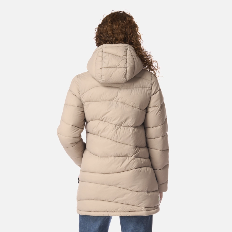 CHAQUETA MUJER PALA NEGRA TAUPE HAKA HONU I26 - 3