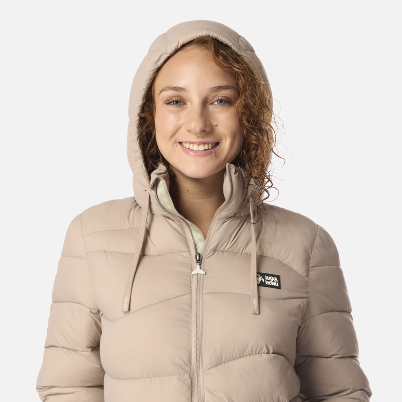 CHAQUETA MUJER PALA NEGRA TAUPE HAKA HONU I26 - 4