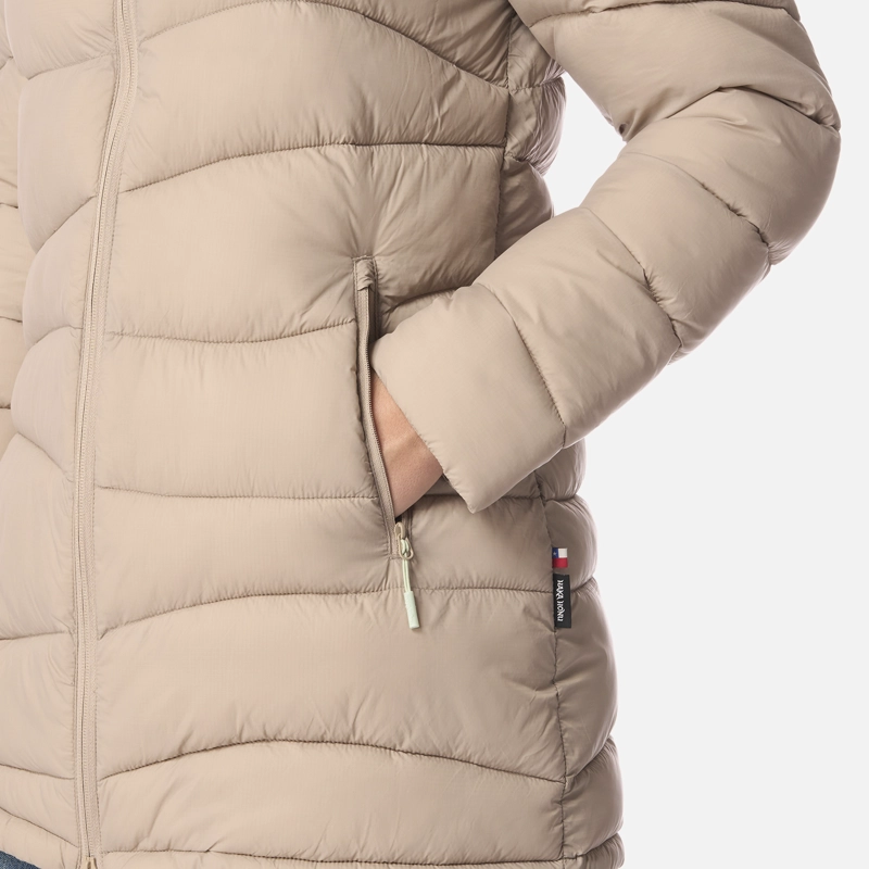 CHAQUETA MUJER PALA NEGRA TAUPE HAKA HONU I26 - 5