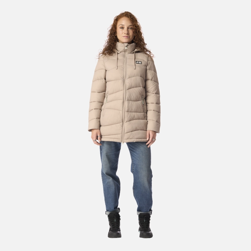 CHAQUETA MUJER PALA NEGRA TAUPE HAKA HONU I26 - 7