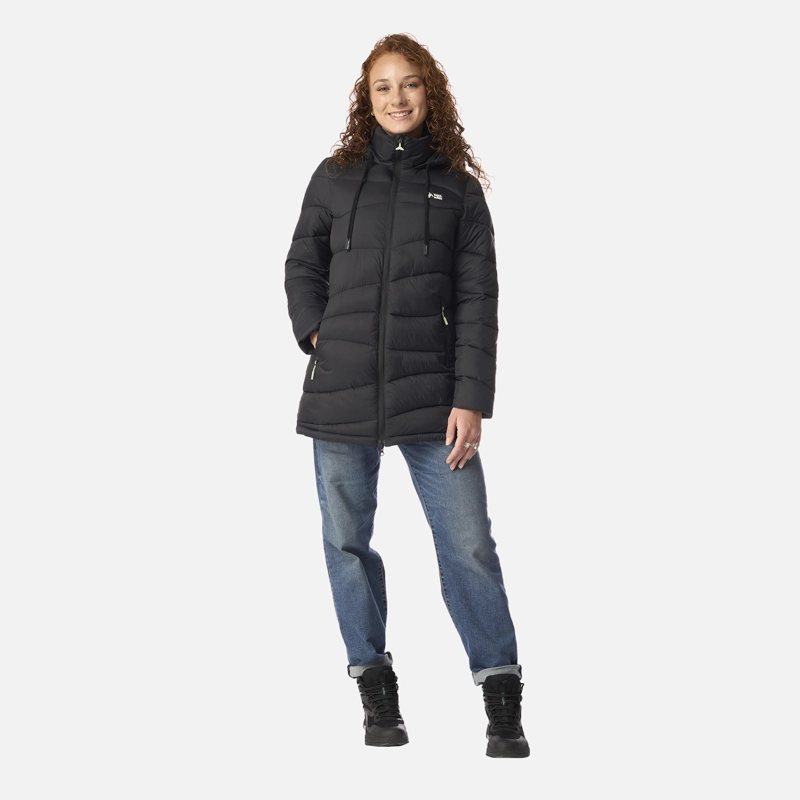 CHAQUETA MUJER PALA NEGRA NEGRO HAKA HONU I26 - 7