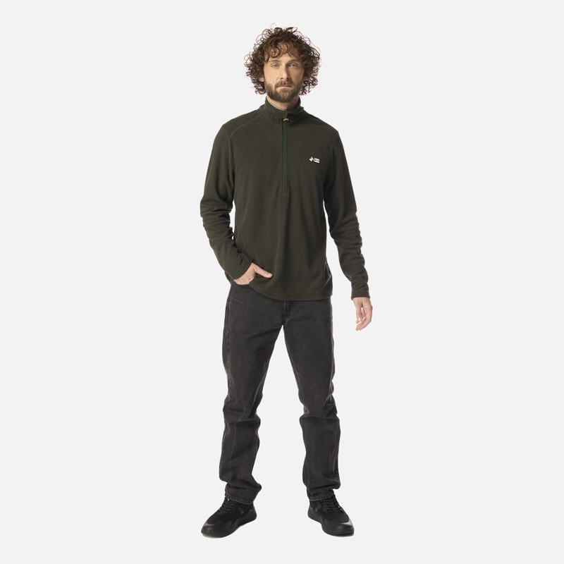 POLAR HOMBRE ASEGURAO VERDE MILITAR HAKA HONU - 5