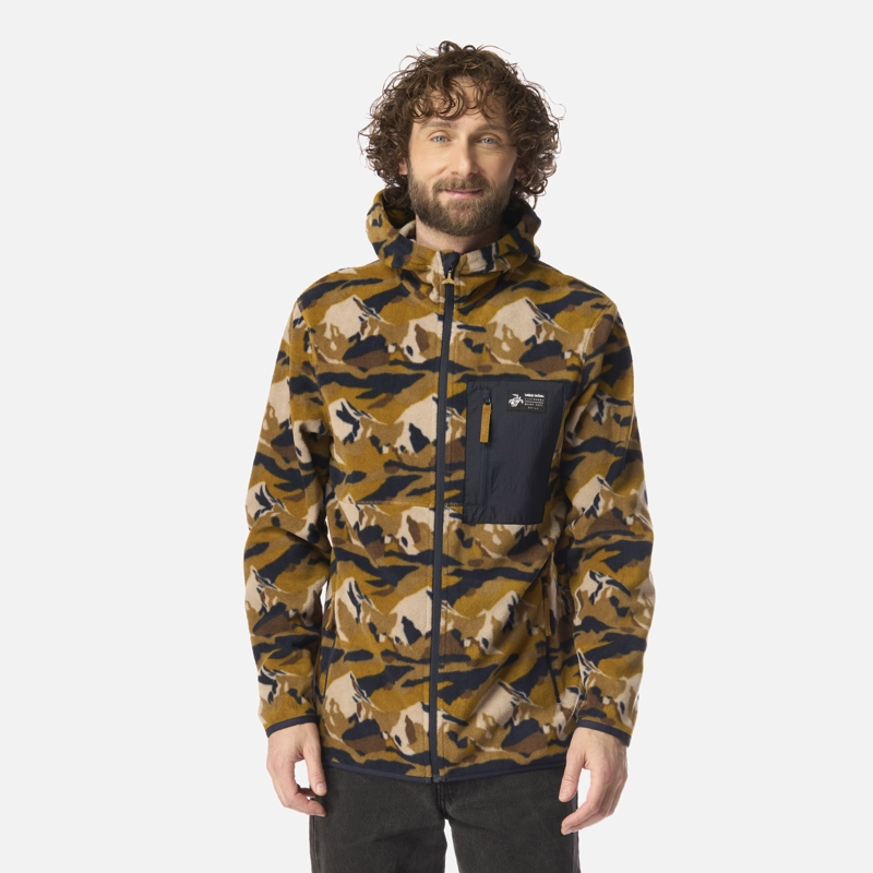 POLAR HOMBRE LEÑERO PRINT CAFE  HAKA HONU - 1