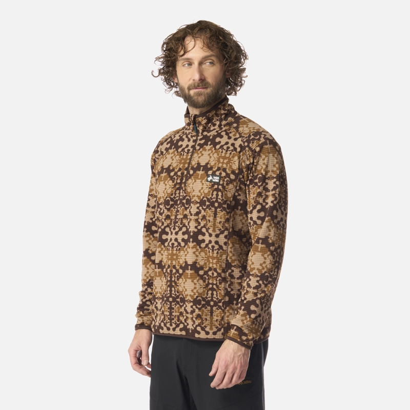 POLERON HOMBRE TAINA PRINT CAFE  HAKA HONU - 2
