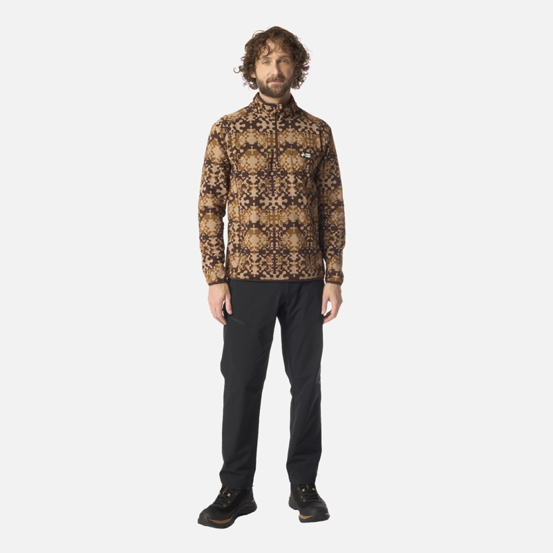 POLERON HOMBRE TAINA PRINT CAFE  HAKA HONU - 5