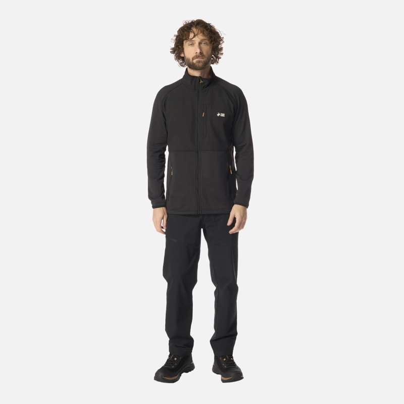 POLERON HOMBRE TAINA FULL ZIP NEGRO HAKA HONU - 6