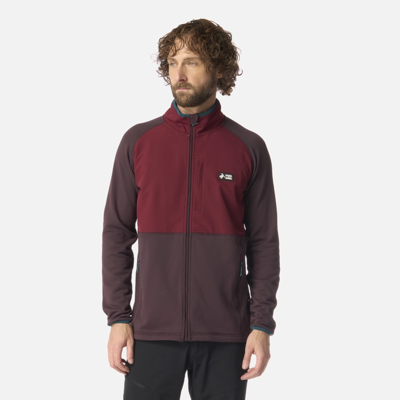 POLERON HOMBRE TAINA FULL ZIP BURDEO HAKA HONU - 1