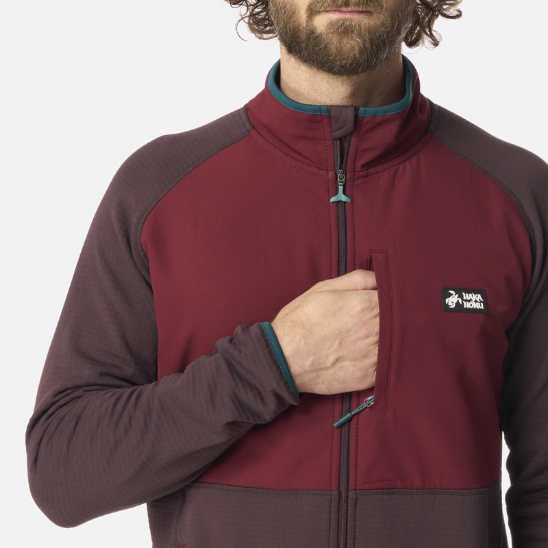 POLERON HOMBRE TAINA FULL ZIP BURDEO HAKA HONU - 4
