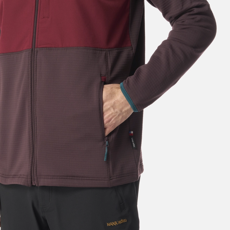 POLERON HOMBRE TAINA FULL ZIP BURDEO HAKA HONU - 5