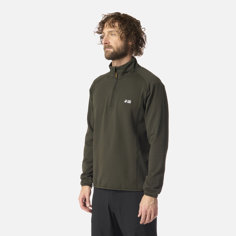 POLERON HOMBRE TAINA VERDE MILITAR HAKA HONU - 2