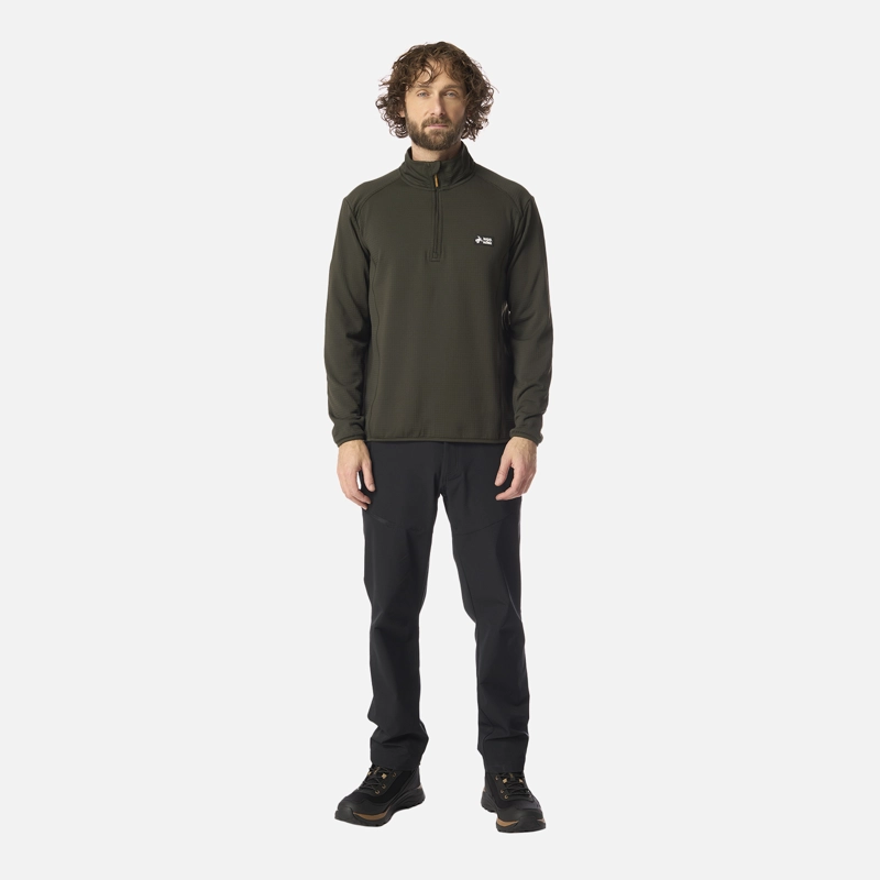 POLERON HOMBRE TAINA VERDE MILITAR HAKA HONU - 5