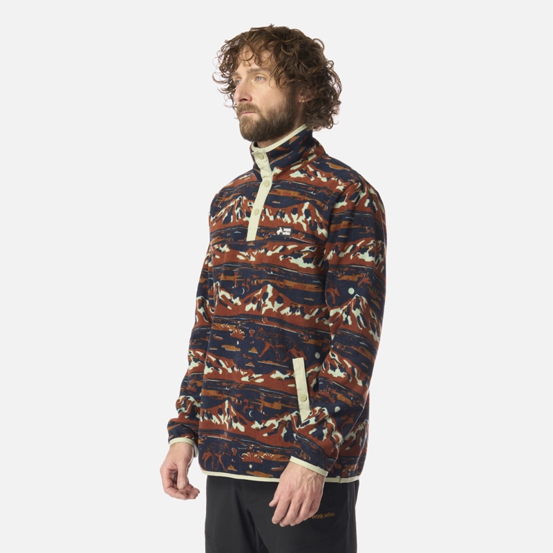 POLAR HOMBRE TOKERAU PRINT TERRACOTA HAKA HONU - 2