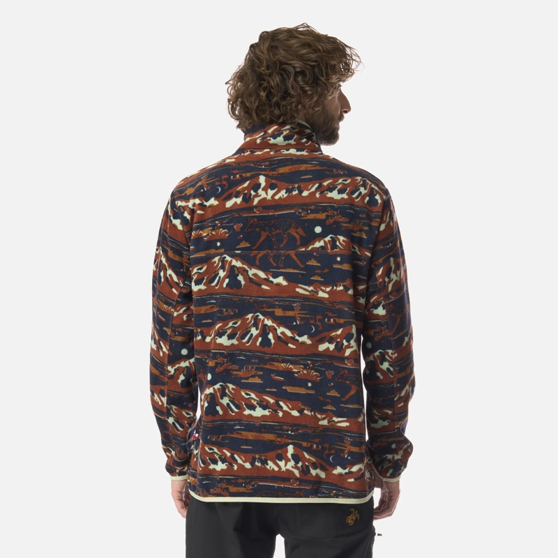 POLAR HOMBRE TOKERAU PRINT TERRACOTA HAKA HONU - 3