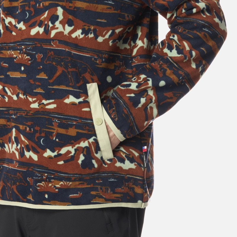 POLAR HOMBRE TOKERAU PRINT TERRACOTA HAKA HONU - 5