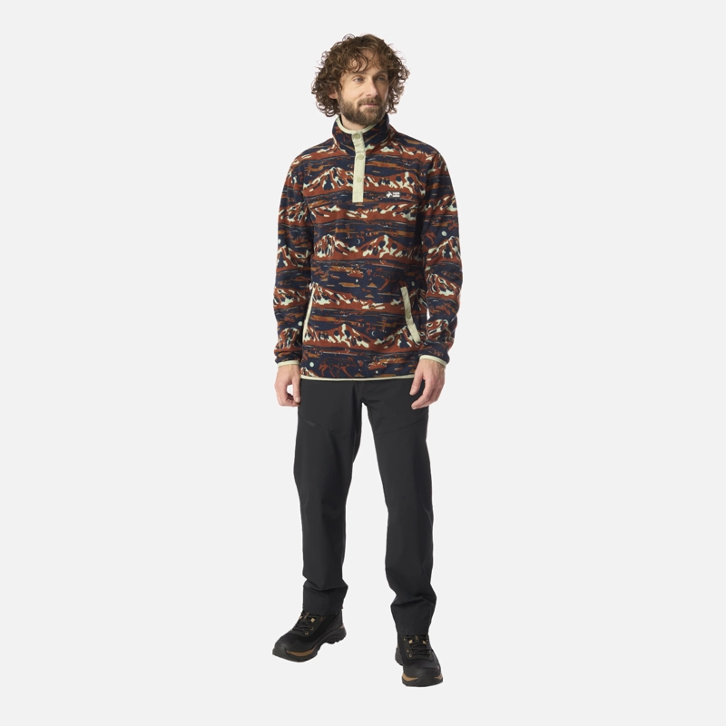 POLAR HOMBRE TOKERAU PRINT TERRACOTA HAKA HONU - 6