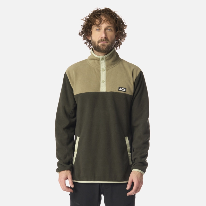 POLAR HOMBRE TOKERAU VERDE MILITAR HAKA HONU - 1