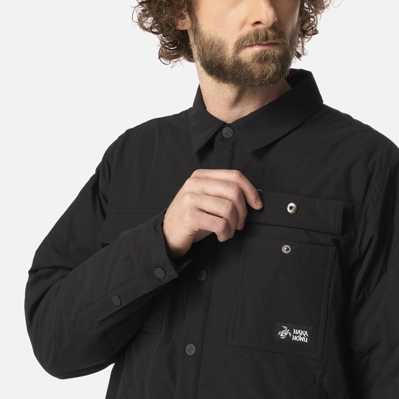 CAMISA HOMBRE FOGATA NEGRO HAKA HONU - 4