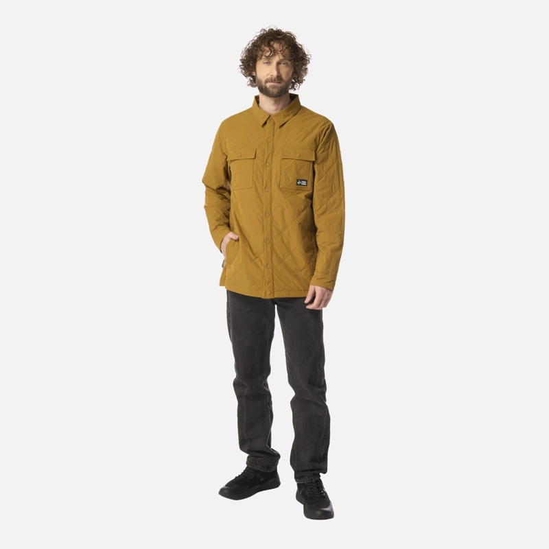 CAMISA HOMBRE FOGATA MOSTAZA OSCURO HAKA HONU - 6