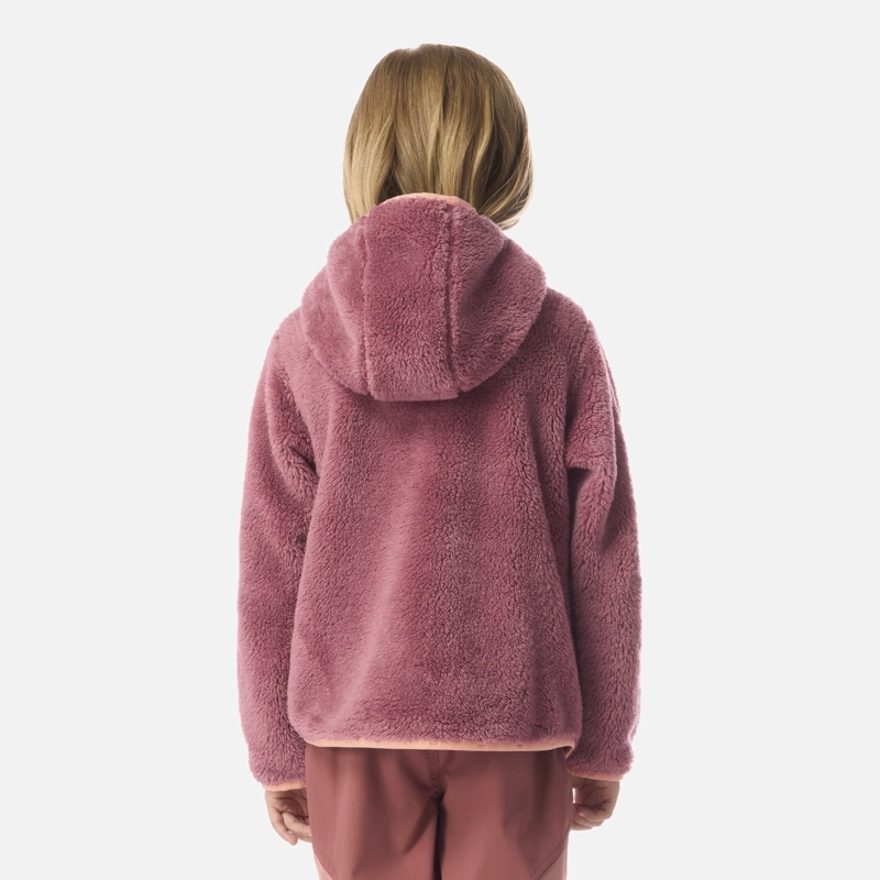 POLAR NIÑA BEAR SHAGGY-PRO HOODY JACKET ROSA OSCURO LIPPI - 3