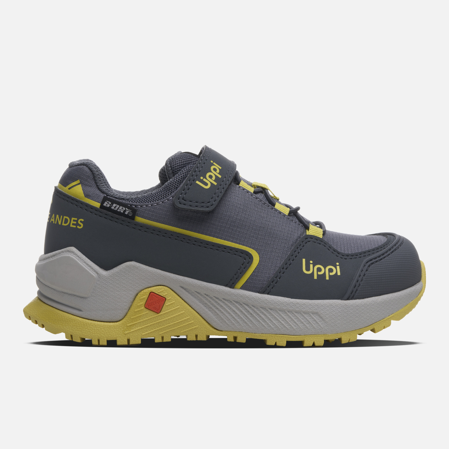 ZAPATILLA NIÑO MOTION LOW KIDS B-DRY GRIS LIPPI I26 - 1