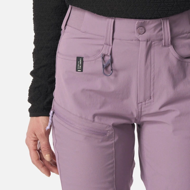 PANTALON MUJER LENNOX Q-DRY SLIM FIT PANTS PURPURA CLARO LIPPI - 5