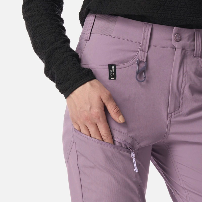 PANTALON MUJER LENNOX Q-DRY SLIM FIT PANTS PURPURA CLARO LIPPI - 6