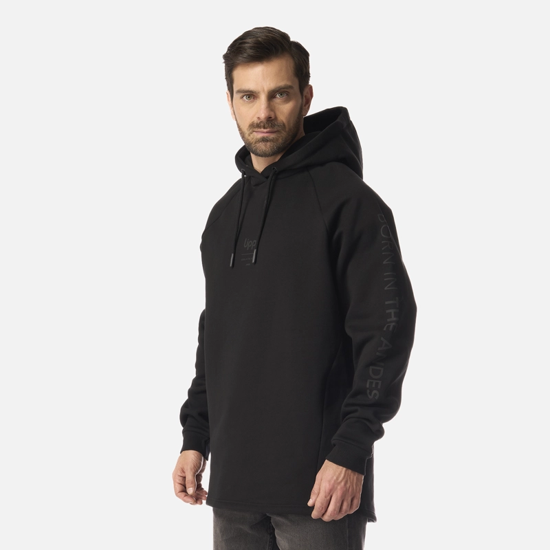 POLERON HOMBRE HEAVY DUTY HOODY SWEATSHIRT NEGRO LIPPI I26 - 2