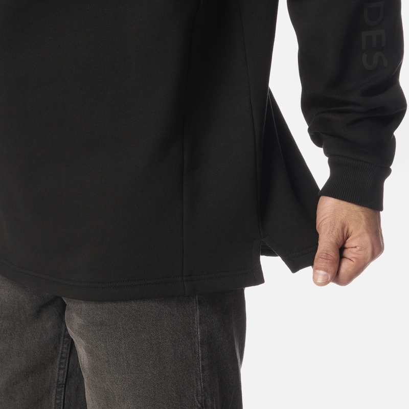 POLERON HOMBRE HEAVY DUTY HOODY SWEATSHIRT NEGRO LIPPI I26 - 5