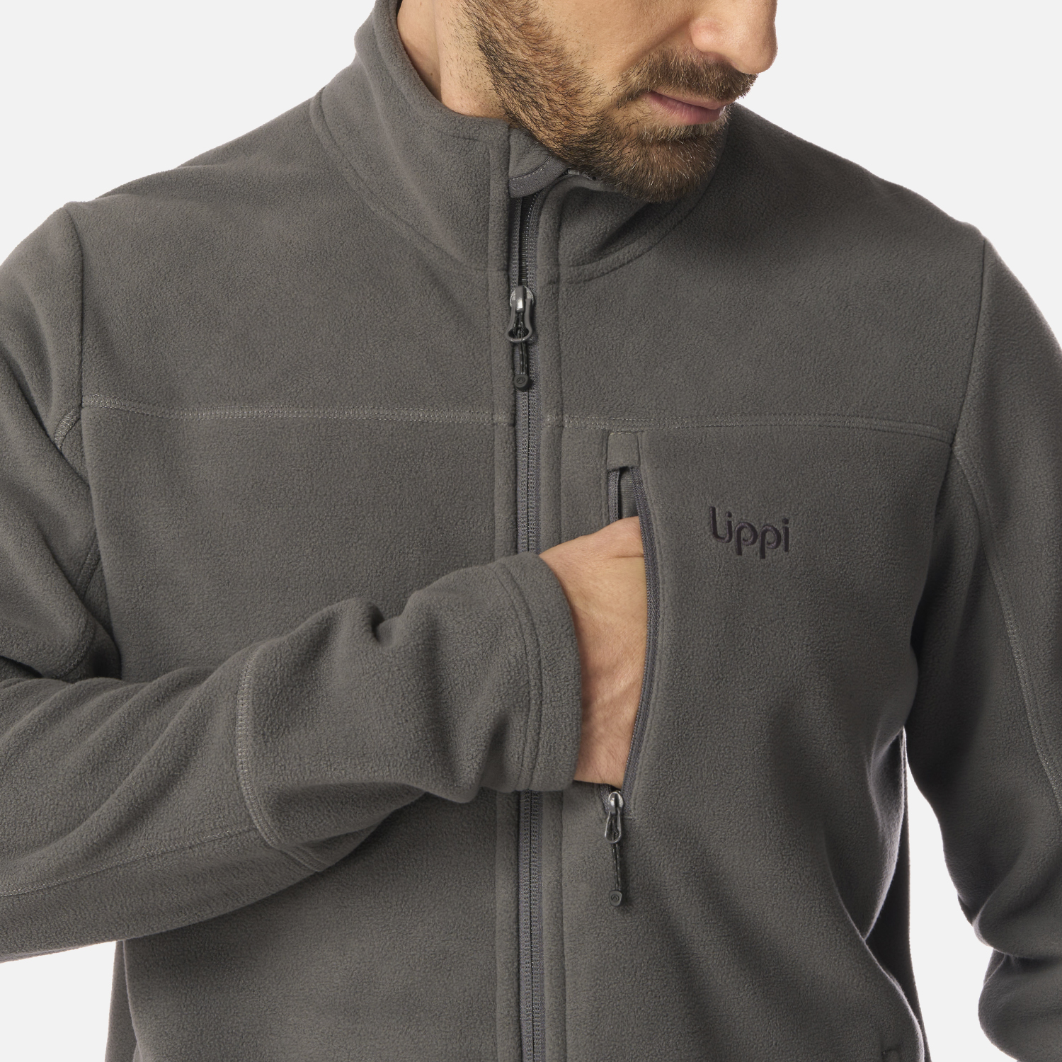 POLAR HOMBRE PAICAVI THERM-PRO JACKET GRIS MEDIO LIPPI I26 - 4