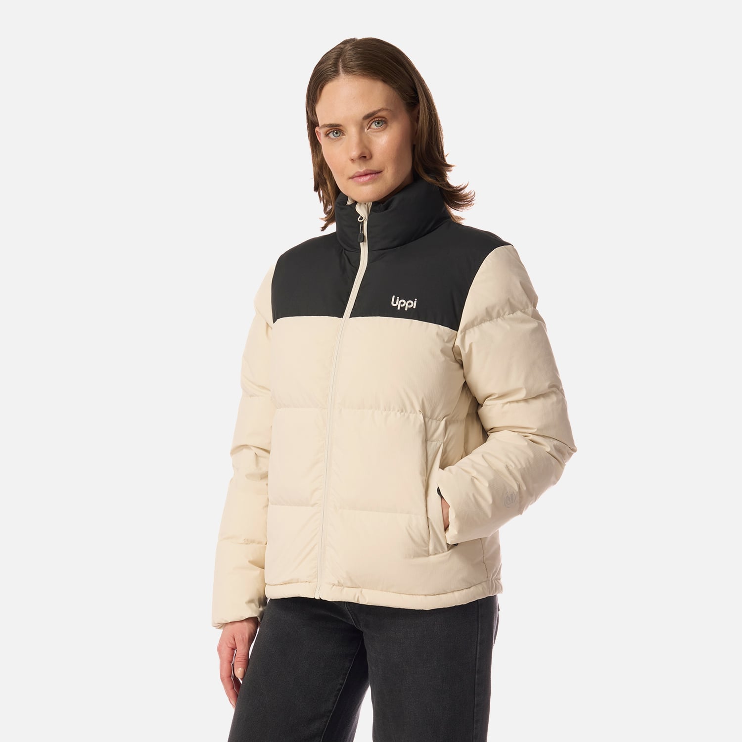 CHAQUETA MUJER URBAN DOWN JACKET CREMA LIPPI I26 - 2