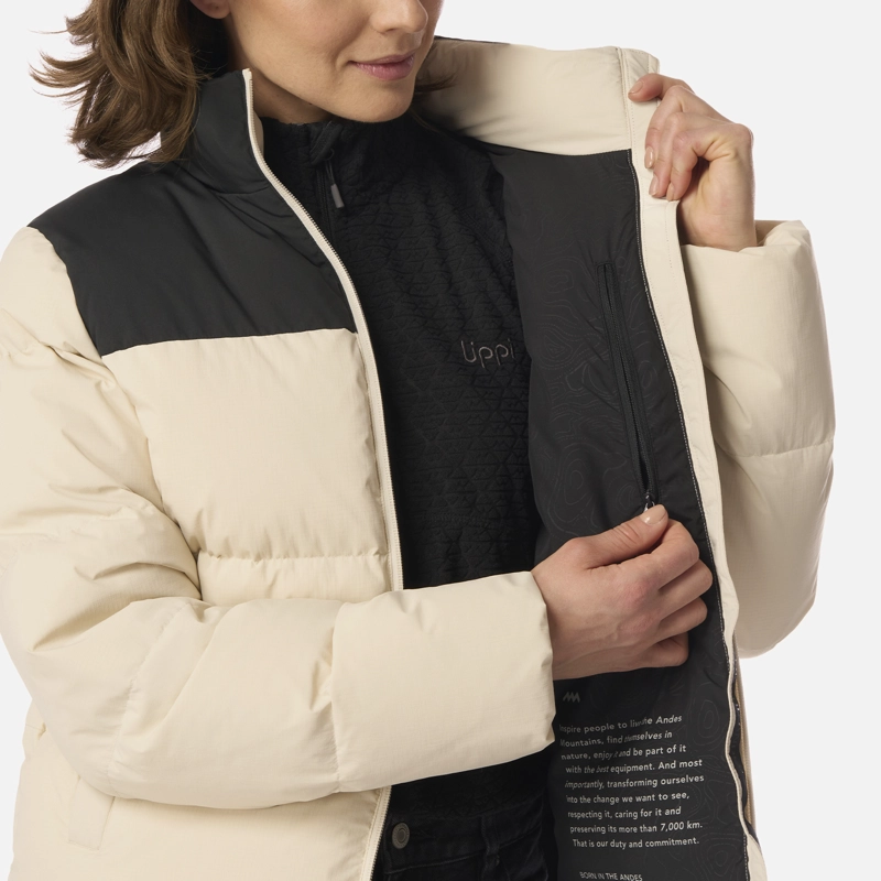CHAQUETA MUJER URBAN DOWN JACKET CREMA LIPPI I26 - 7