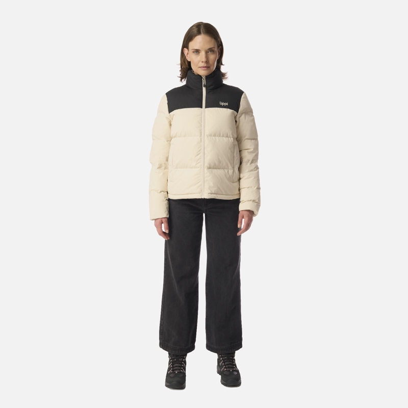 CHAQUETA MUJER URBAN DOWN JACKET CREMA LIPPI I26 - 8