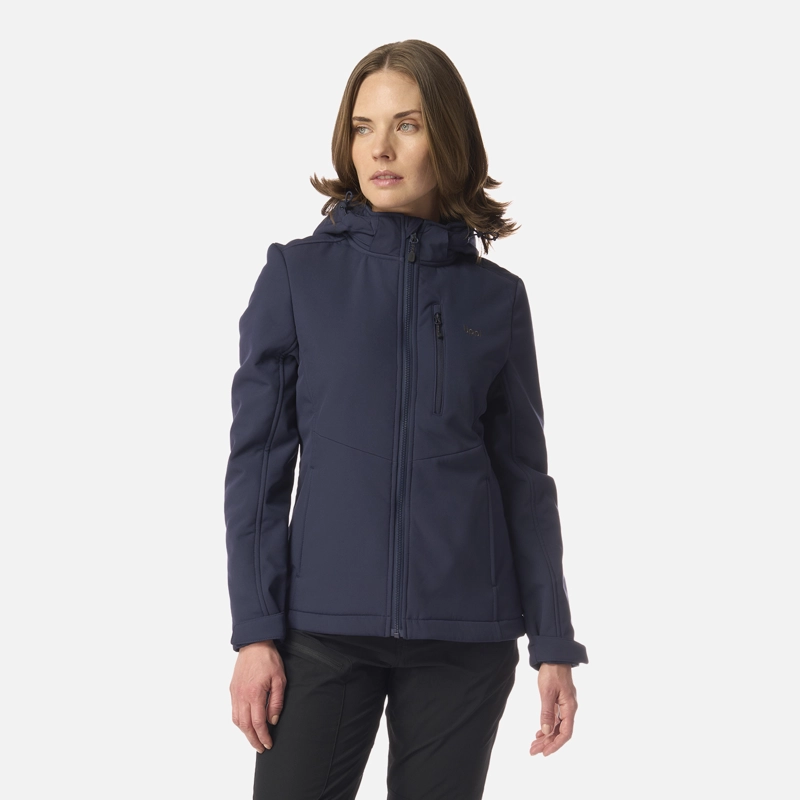 LIPPI CHAQUETA MUJER MACAYA SOFTSHELL HOODY JACKET AZUL MARINO LIPPI I26