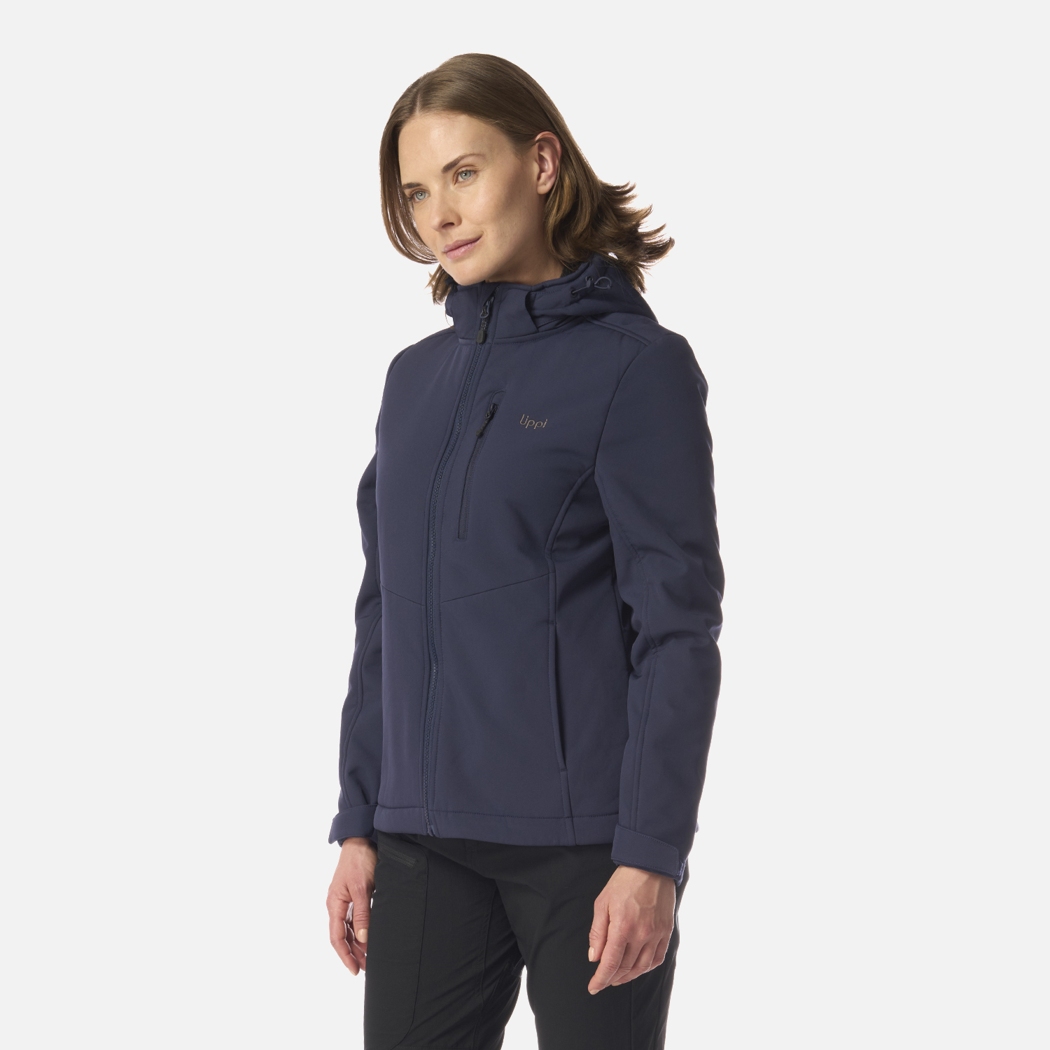 CHAQUETA MUJER MACAYA SOFTSHELL HOODY JACKET AZUL MARINO LIPPI I26 - 2