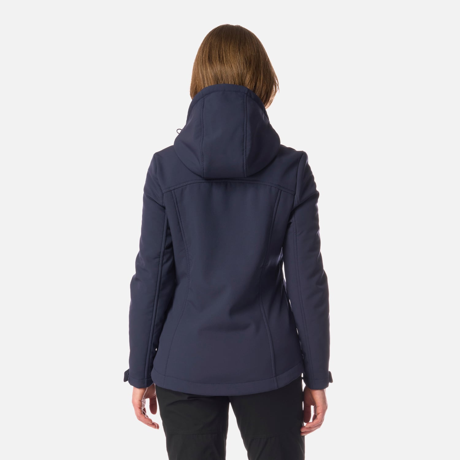 CHAQUETA MUJER MACAYA SOFTSHELL HOODY JACKET AZUL MARINO LIPPI I26 - 3
