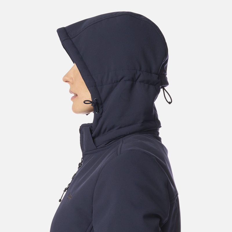 CHAQUETA MUJER MACAYA SOFTSHELL HOODY JACKET AZUL MARINO LIPPI I26 - 8