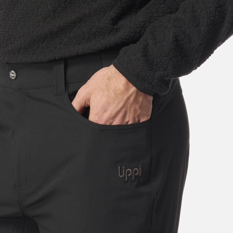 PANTALON HOMBRE LENNOX Q-DRY MIX-2 PANTS NEGRO LIPPI - 4