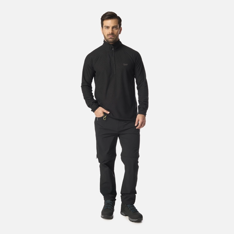 PANTALON HOMBRE LENNOX Q-DRY MIX-2 PANTS NEGRO LIPPI - 9