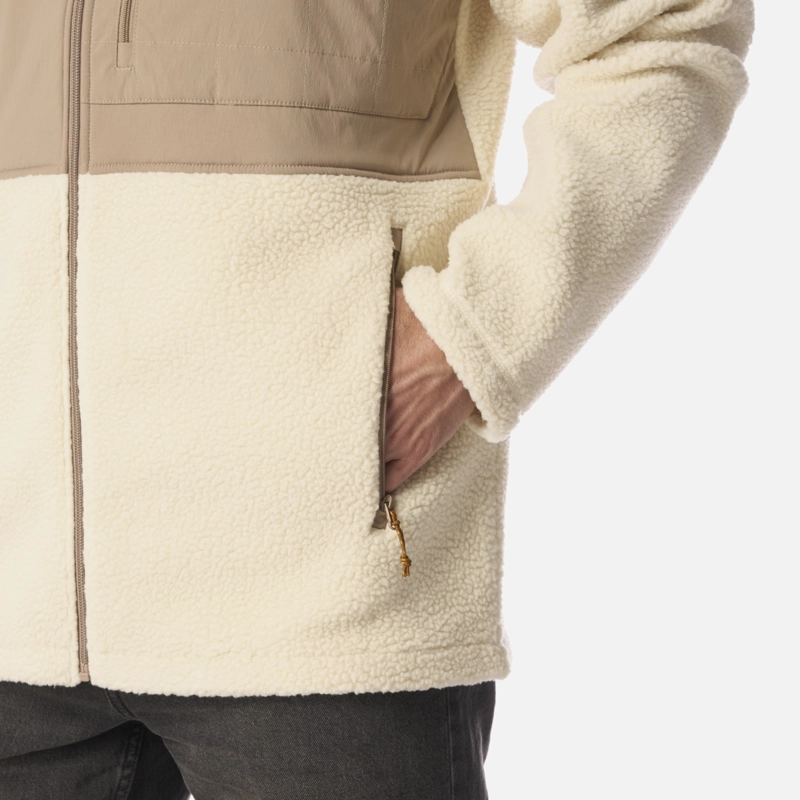 POLAR HOMBRE GLACIAR SHERPA-PRO JACKET BEIGE LIPPI I26 - 5