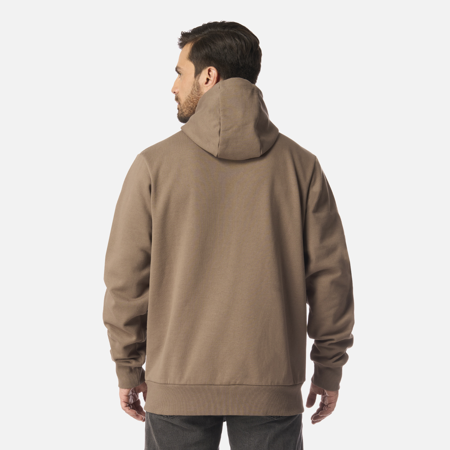 POLERON HOMBRE ULMO FULL ZIP HOODY SWEATSHIRT CAFE LIPPI I26 - 3