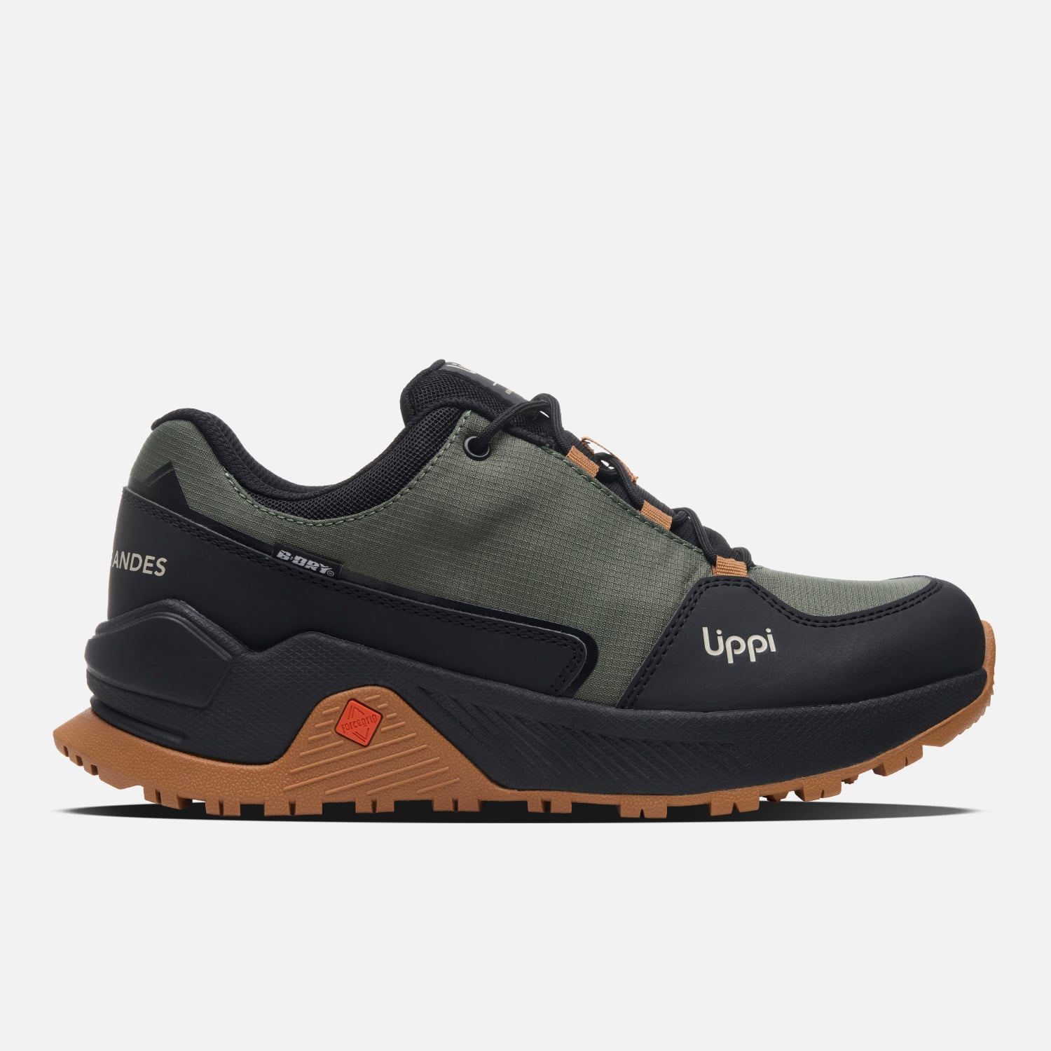 ZAPATILLA TEEN BOY MOTION LOW TEEN B-DRY VERDE MILITAR LIPPI I26 - 1