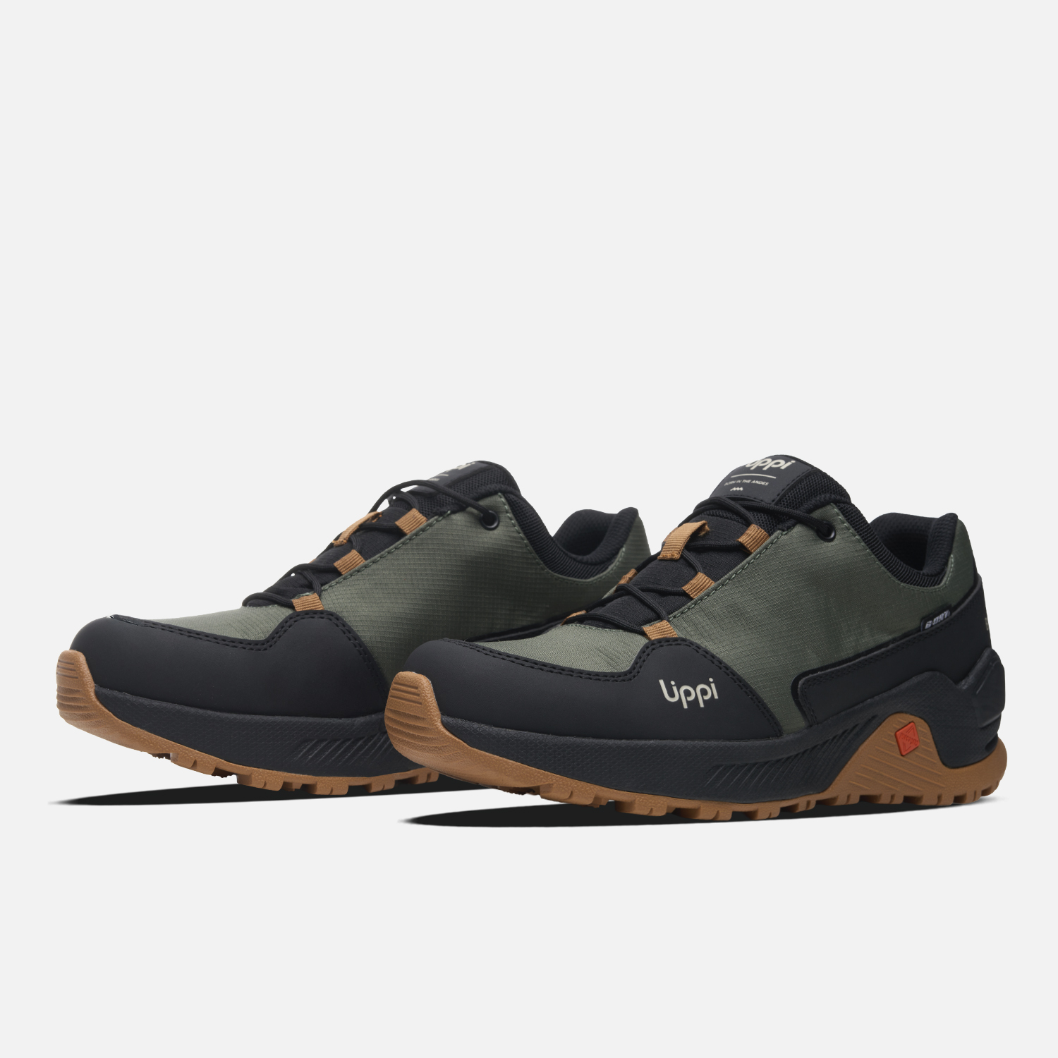 ZAPATILLA TEEN BOY MOTION LOW TEEN B-DRY VERDE MILITAR LIPPI I26 - 4